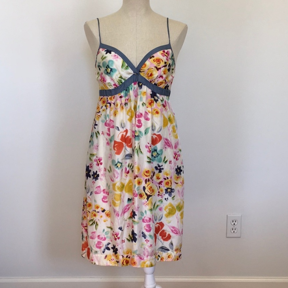 NWT Johnny Was Silk Floral Print Boho Sun Dress Size S New With Tags